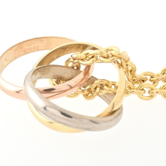 Cartier Baby Trinity 750 (K18YG/WG/PG) Necklace 42.5cm - Picture 4 of 6